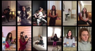 Müzikle #EvdeKal dediler