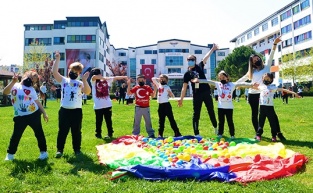 Atatürk çocuklarının bayram mutluluğu