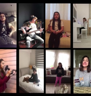 Müzikle #EvdeKal Dediler