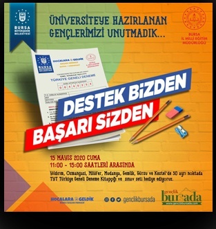 Üniversite adaylarına büyük destek