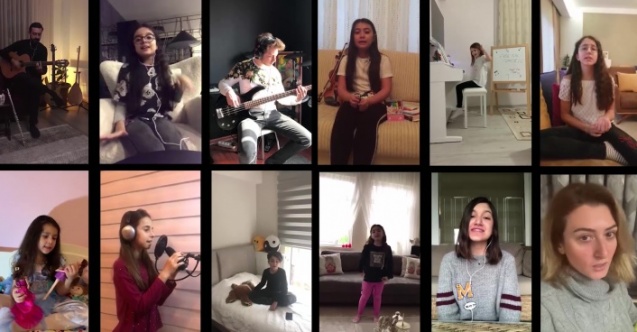 Müzikle #EvdeKal Dediler